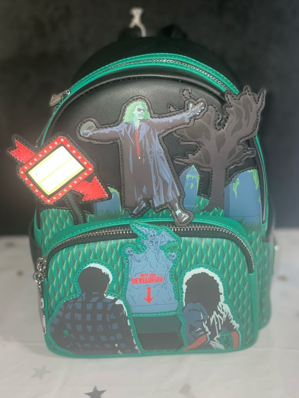 Beetlejuice Graveyard Glow-in-the-Dark Mini-Backpack